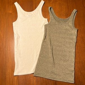 2 And Away Tank Tops, 1 S & 1 L
